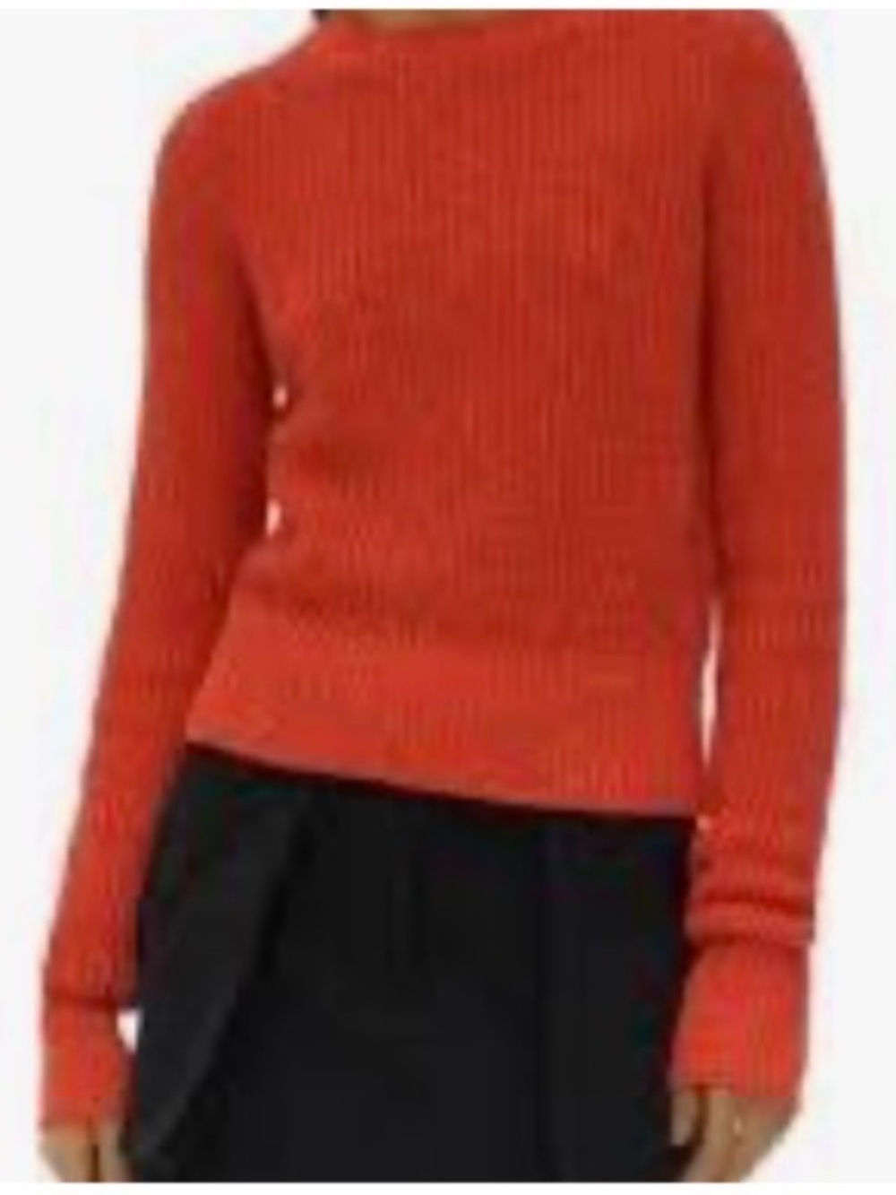 💐NWT💐 Helmut Lang Orange Bungee Slub Sweater - size S